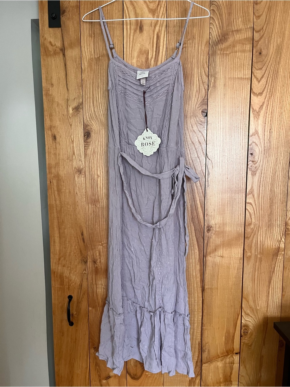 Knox Rose Lavender Textured Boho dress